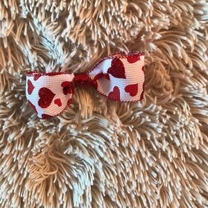 Valentine’s Day hair bow